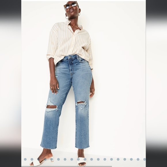 Old Navy Denim - NEW Old Navy High-Rise O.G. Loose Secret-Smooth Pockets Jeans